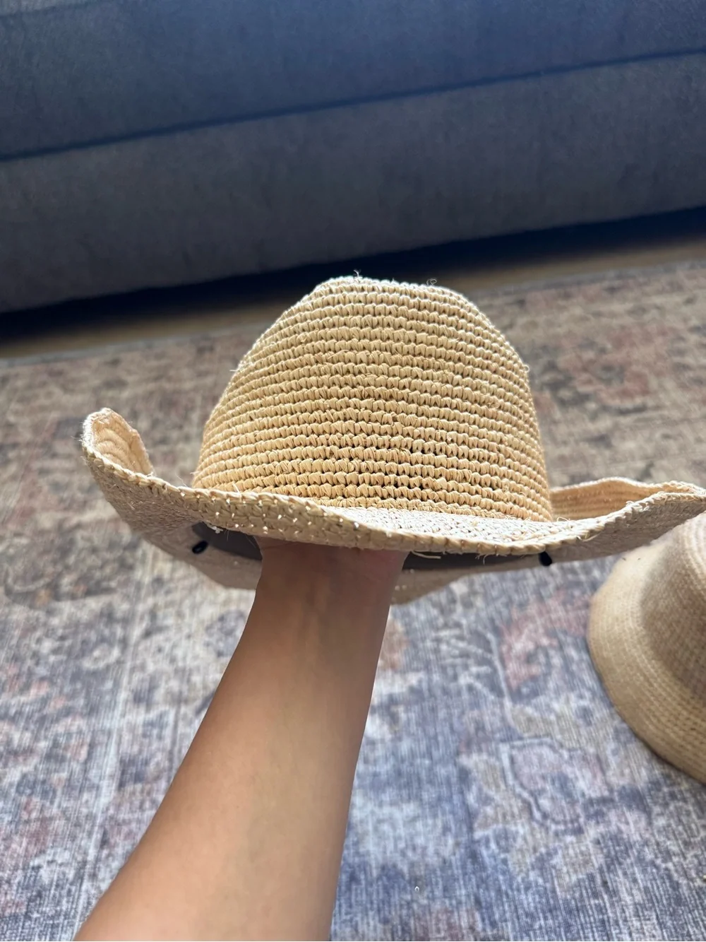 Augustine hat co women’s raffia Sun Hats (milly & isla)- Natural (set of 2)